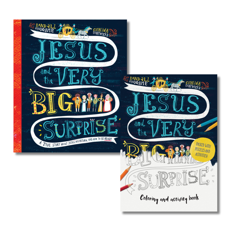 Jesus and the Very Big Surprise Book + Coloring and Activity Book