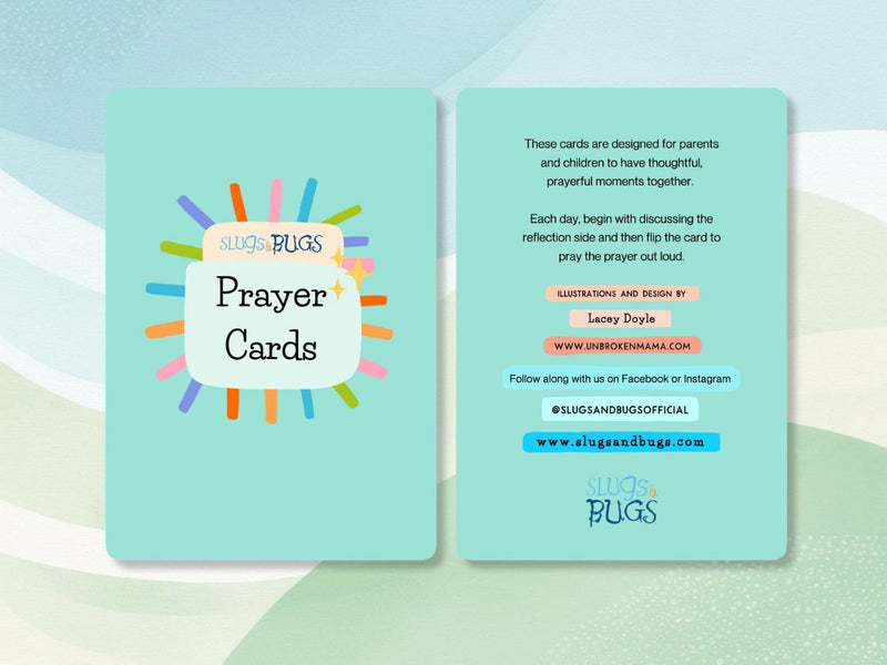 Slugs & Bugs Prayer and Reflection Cards