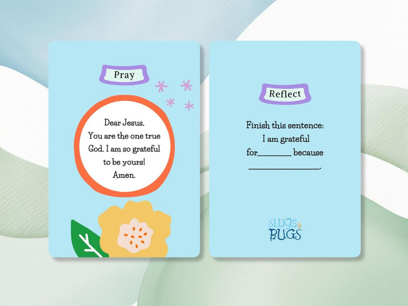 Slugs & Bugs Prayer and Reflection Cards