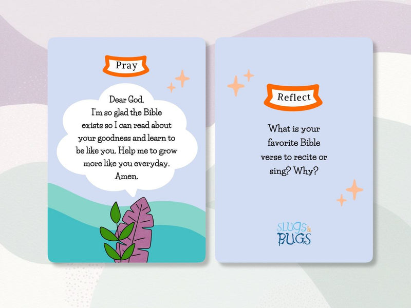 Slugs & Bugs Prayer and Reflection Cards