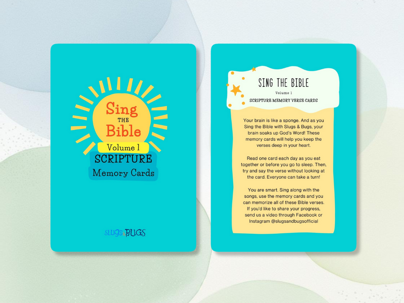 Sing the Bible Vol. 1 Scripture Memory Cards