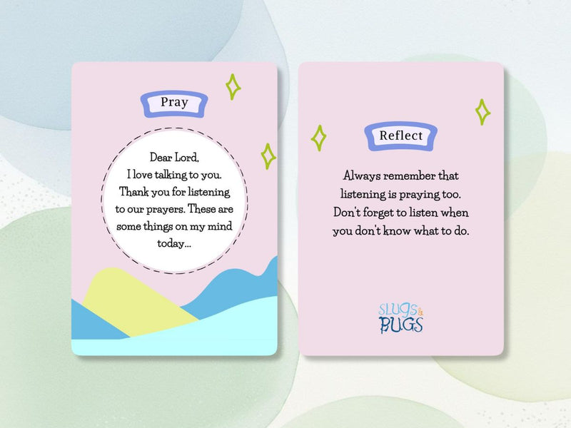 Slugs & Bugs Prayer and Reflection Cards