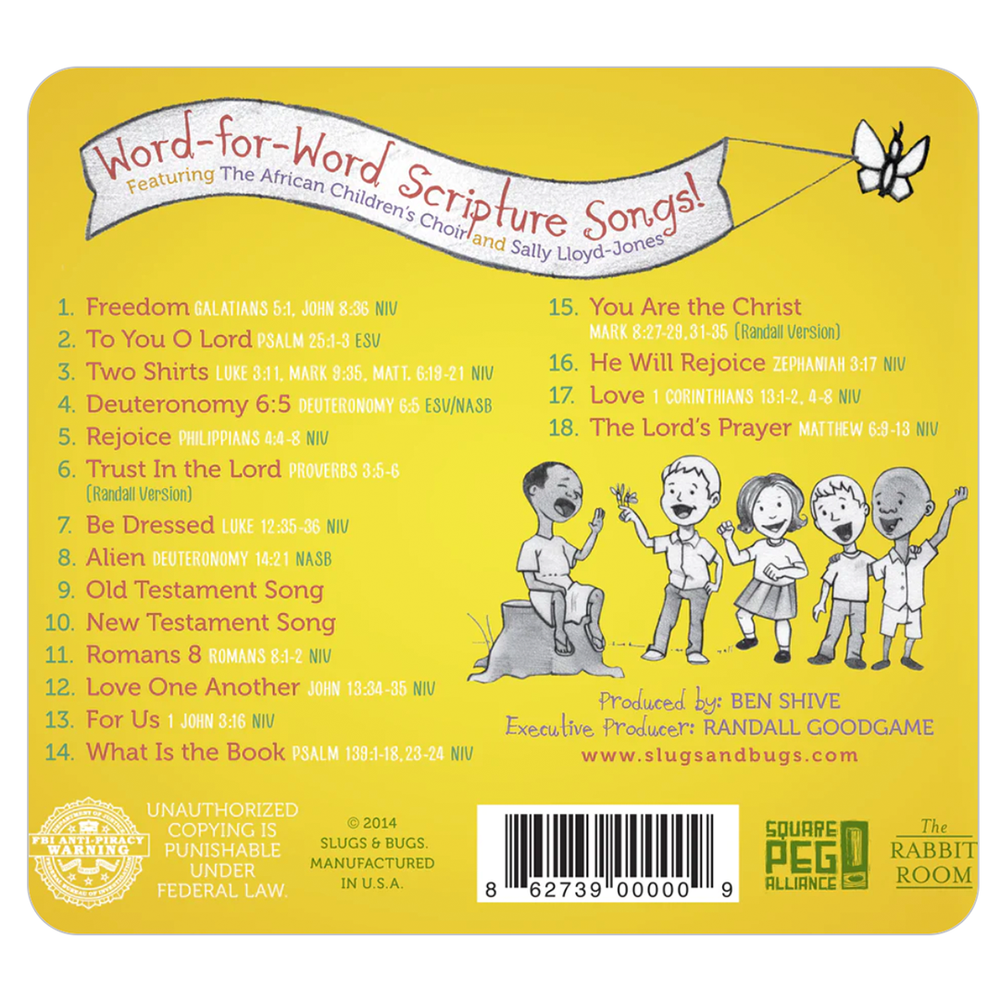 Sing Scripture Sing the Bible Audio Collection – Slugs and Bugs