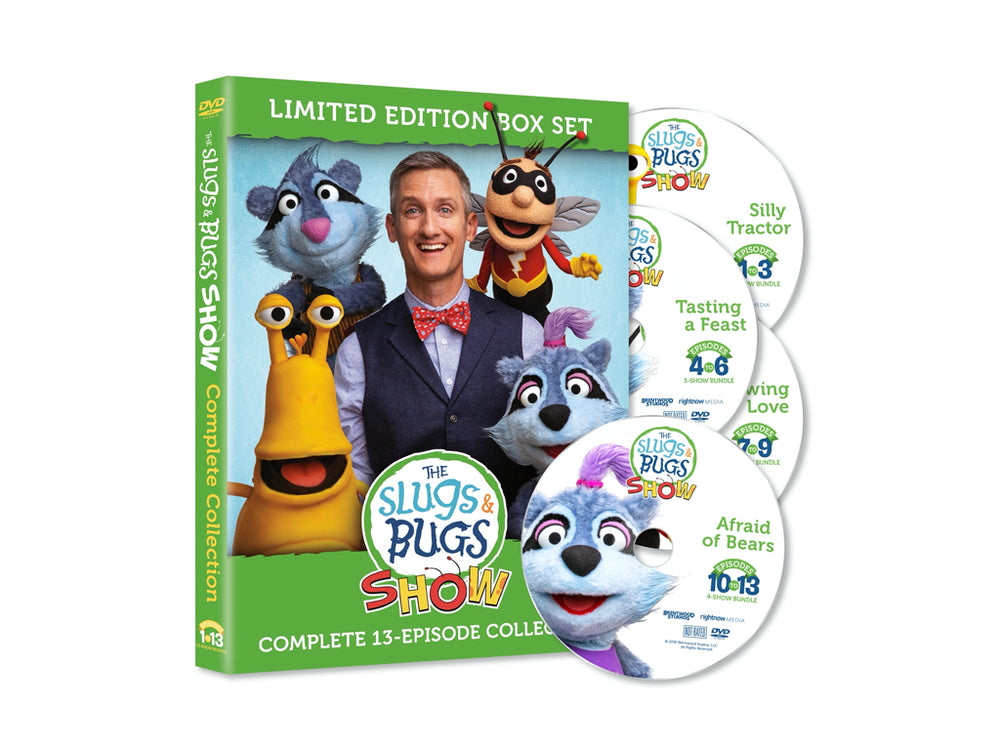 The Complete First Season Of The Slugs & Bugs Show (4 DVD Set) – Slugs ...