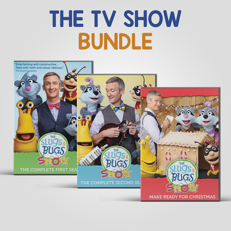 The Slugs & Bugs Show: COMPLETE Bundle (9 DVD Set) - A $94.97 value!